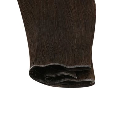 Cabello sin costura de doble tira de piel PU de lujo para la demanda de cabello humano virgen brasileño