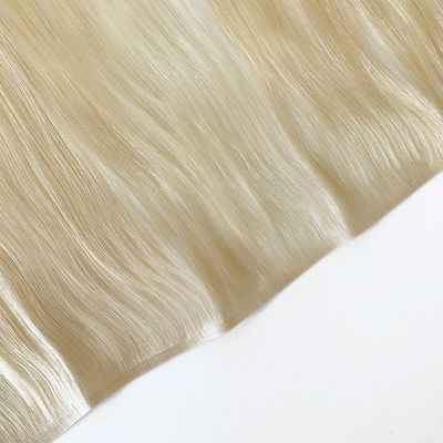 Cabello Remy tejido cutáneo sin costura doble cuticular alineada extensiones de cabello de tejido ruso