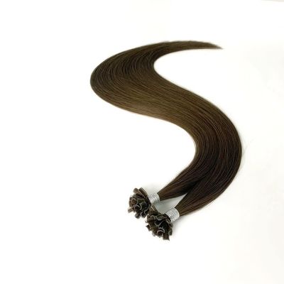 Extensiones de cabello humano remy de doble punta U con relación preligada de queratina UT-23502