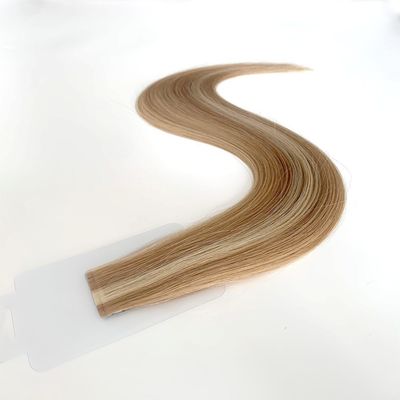 Solicitud personalizada Último diseño cinta delgada de doble dibujo extensiones de pelo remy europeo