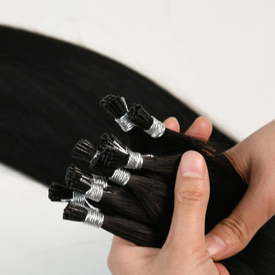 IT-20189 No procesado 100% virgen I Extensión de cabello de punta sin queratina prefijada