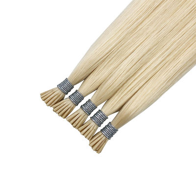 Estilo recto doble dibujado I punta extensiones de cabello humano Remy con queratina pre-agregado