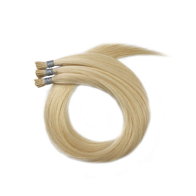 Estilo recto doble dibujado I punta extensiones de cabello humano Remy con queratina pre-agregado