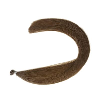 Extensiones de cabello de punta U y punta I de estilo prefijado Cabello humano de queratina italiana de doble dibujo