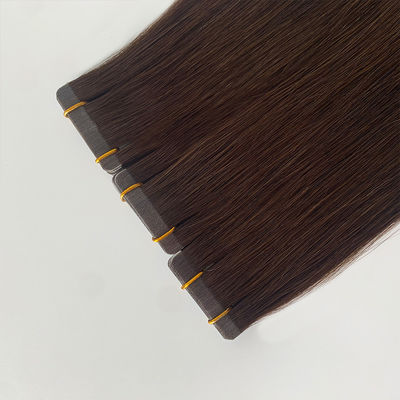 18 pulgadas de Remy ruso de la cinta del cabello humano en extensiones de cabello cabello crudo para necesidades personalizadas