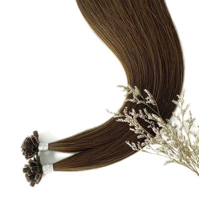 Conector de cabello de punta plana pre-enlazado personalizado U Tip Ombre 2t Extensión de color de resaltado