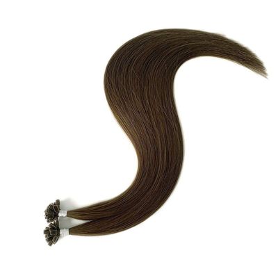 Conector de cabello de punta plana pre-enlazado personalizado U Tip Ombre 2t Extensión de color de resaltado