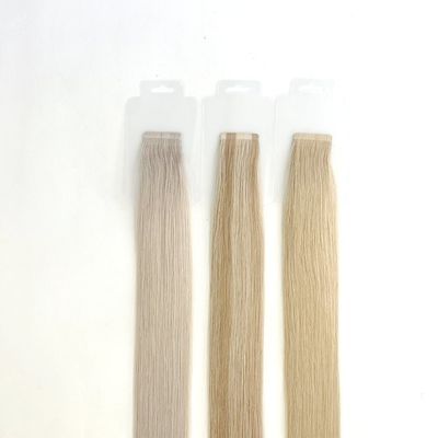Blonde Color Sin costura de cinta delgada extensiones de cabello para mujeres Dyeable Dyeable dentro de US