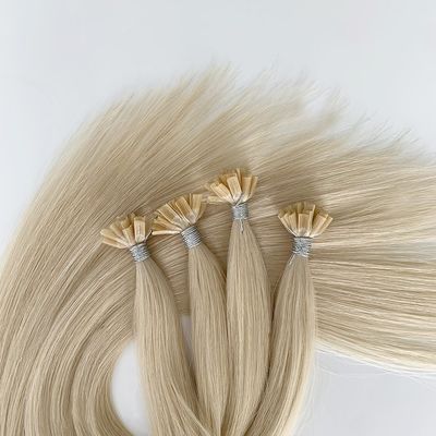 Extensiones de cabello humano italianas preestañadas de doble dibujo I Tip U Tip grado profesional