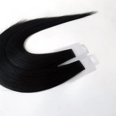 Cintas de cabello virgen invisibles sin costura en extensiones genio ruso extensiones de cabello de tejido EE.UU.