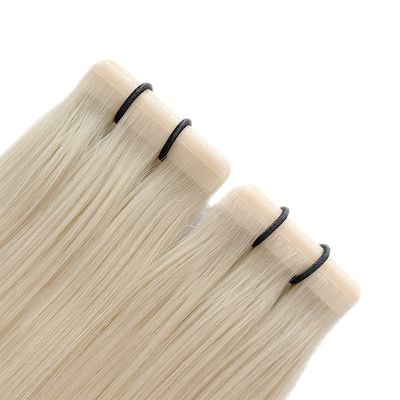 Personalización doble dibujado ruso sin costura 100% cinta de cabello humano en extensiones de cabello