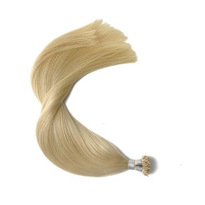 100% de cabello humano pre-enlazado con abanico de punta de queratina y extensiones de cabello de punta para solicitud personalizada