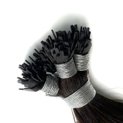 Extensiones de cabello humano remy doblemente dibujadas en punta U/I/Y con queratina plana