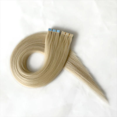 Solicitud personalizada 3X0.8cm Personalización cinta de pelo humano brasileño en extensiones de cabello