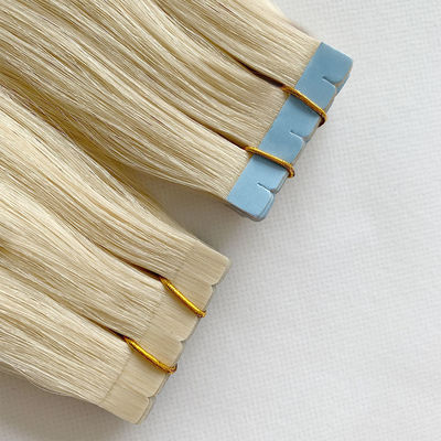 Solicitud personalizada 3X0.8cm Personalización cinta de pelo humano brasileño en extensiones de cabello