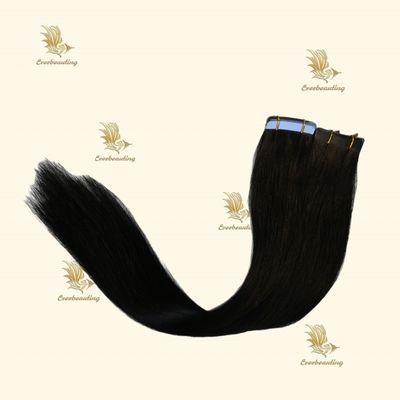 18 Meses de Vida Solicitud personalizada cinta Remy en extensiones de cabello con extremos gruesos