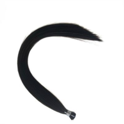 Solicitar un reembolso en un plazo de 30 días 1 g/strand Raw Virgin Remy 1b I-Tip Hair Extensions