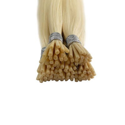 Pre-aglutinado de la punta de la varilla de las extensiones de cabello Italia Cuticular fuerte de pegamento intacto Remy Cabello de grado
