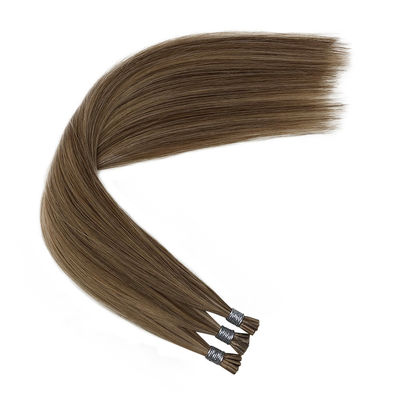 Retorno de 30 días 1 g/ hebra Bastón de queratina I punta Extensiones de cabello humano Doble dibujado liso