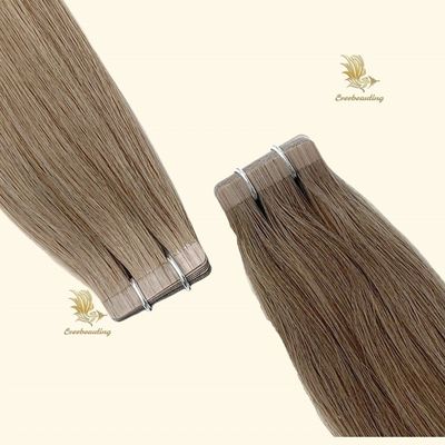20 pulgadas de Europa doble dibujado de pelo humano cinta extensiones de pelo cinta ins extensiones