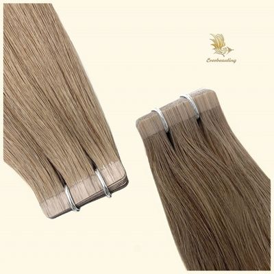 Cintas de tejido de pelo ruso Extensiones de cabello personalizadas Solicitud de cabello doble Remy