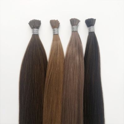 Keratina Micro Link Cabello virgen crudo Pre-enlazado I Extensiones de cabello de punta para cabello teñible