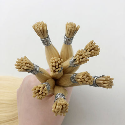 Keratina Micro Link Cabello virgen crudo Pre-enlazado I Extensiones de cabello de punta para cabello teñible