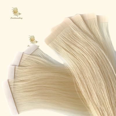 Color rubio cinta para el cabello en extensiones de cabello sin personalización