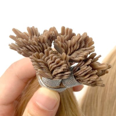 Pré-obligado ruso Y punta extensiones de cabello humano 0,300 kg peso bruto proporción de doble tirada