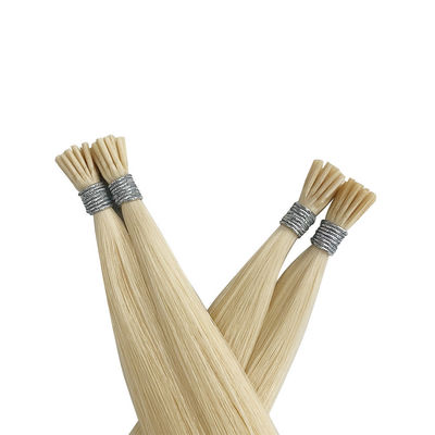 Las extensiones de cabello humano de punta de queratina italiana pre-enlazadas y doblemente dibujadas