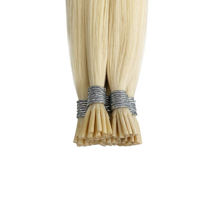 Las extensiones de cabello humano de punta de queratina italiana pre-enlazadas y doblemente dibujadas