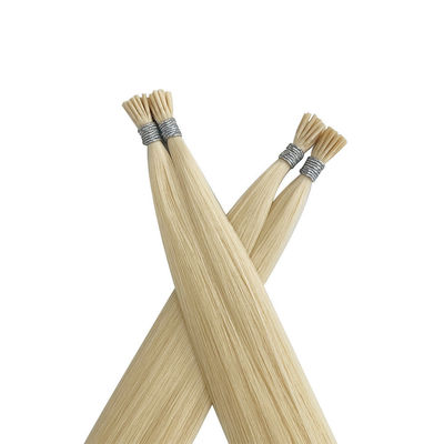 Las extensiones de cabello humano de punta de queratina italiana pre-enlazadas y doblemente dibujadas
