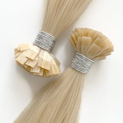 Extensiones de cabello preenvasadas con queratina para cabello europeo