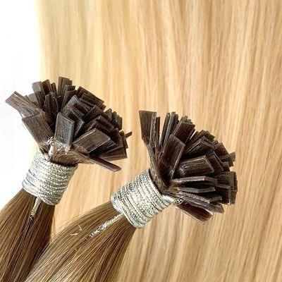 La cutícula virgen alineada Remy Hair U-Tip Extensión con Italia queratina y sin enredo