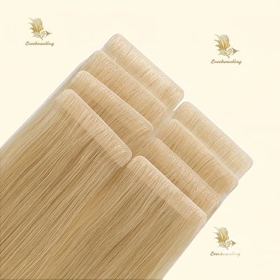 100% Remy Cabello Humano Inyección sin costura Banda Atada a Mano Extensiones de Cabello Devolución De Devoluciones