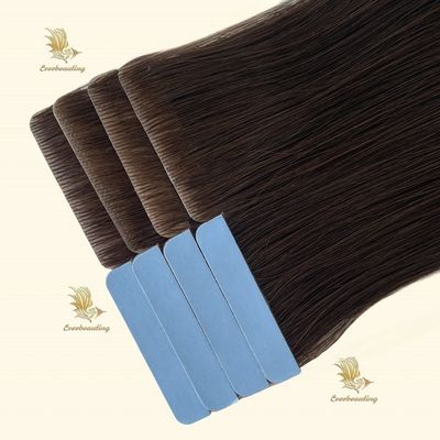 Pago inicial de la cinta de Remy de cabello invisible ruso en extensión de cabello humano