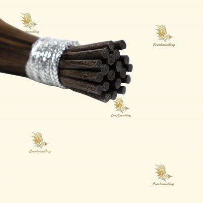 Cosméticos Color chocolate doble dibujado Remy queratina I punta extensiones de cabello Cosméticos