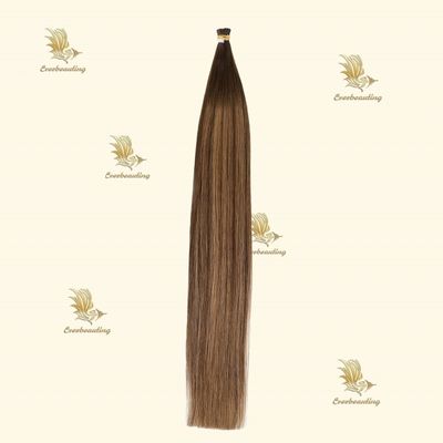 Natural doble dibujado Balayage Color Muti-Color Estilo recto Itip Extensiones de cabello humano