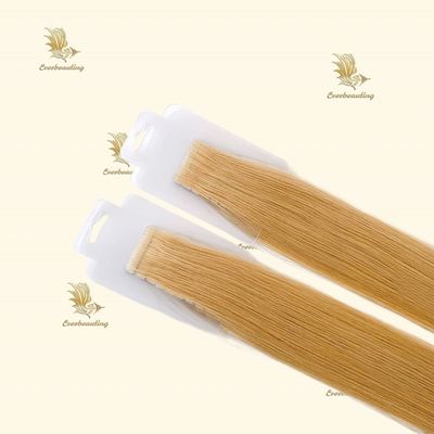 Estrecho estilo Remy doble dibujado cinta invisible en extensiones de cabello
