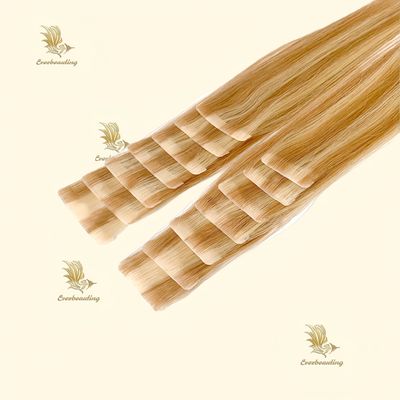 Destacar el color del cabello con cinta invisible con doble dibujo de cutículas de tecnología alineada