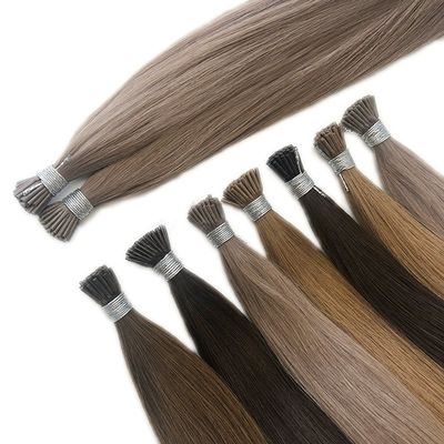Solicitud personalizada de proporción de doble dibujo Cosméticos Balayage de cabello I-Tip Extensiones de cabello