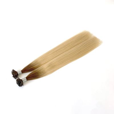 Cabello alineado con cútica doblemente dibujada Extensiones de cabello pre-enlazadas con queratina italiana