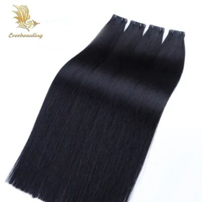 Cintas delgadas Remy Ruso Cabello Virgen Alta densidad Extensión suave y brillante 100% Cabello humano