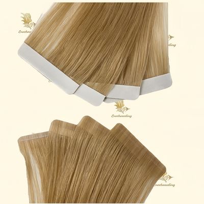 Cabello Remy Extensión de cabello humano 2024 Margen estrecho 0,8 cm Atrás 0,3 cm Frente Enredado libre de cinta