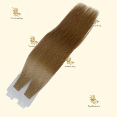 Cabello Remy Extensión de cabello humano 2024 Margen estrecho 0,8 cm Atrás 0,3 cm Frente Enredado libre de cinta