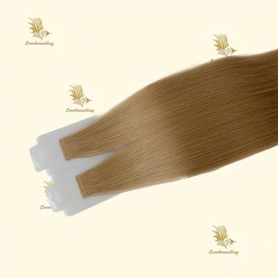Cabello Remy Extensión de cabello humano 2024 Margen estrecho 0,8 cm Atrás 0,3 cm Frente Enredado libre de cinta