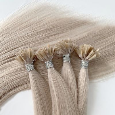 Varios colores de pelo humano ruso Remy U Tip Extensión sin pérdida de cabello Tipo de conector