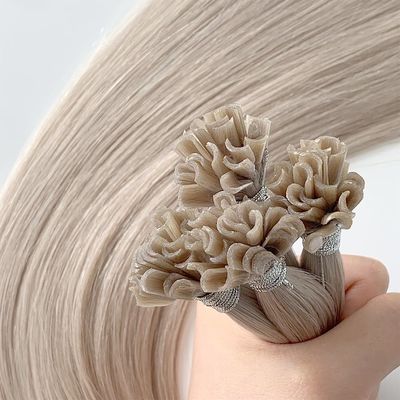Varios colores de pelo humano ruso Remy U Tip Extensión sin pérdida de cabello Tipo de conector