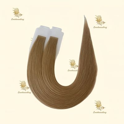 Reembolso 100% de la cuticular completa con cinta adhesiva para el cabello Remy Sticker cinta adhesiva delgada en extensiones de cabello