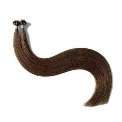 10 colores natural recto fácil remy extensiones de cabello humano sin enredos punta de cuentas italianas